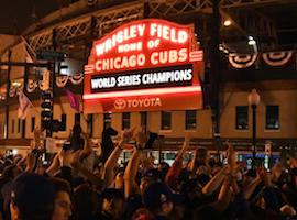 Wrigley Field Sign: Cubs, World Champions